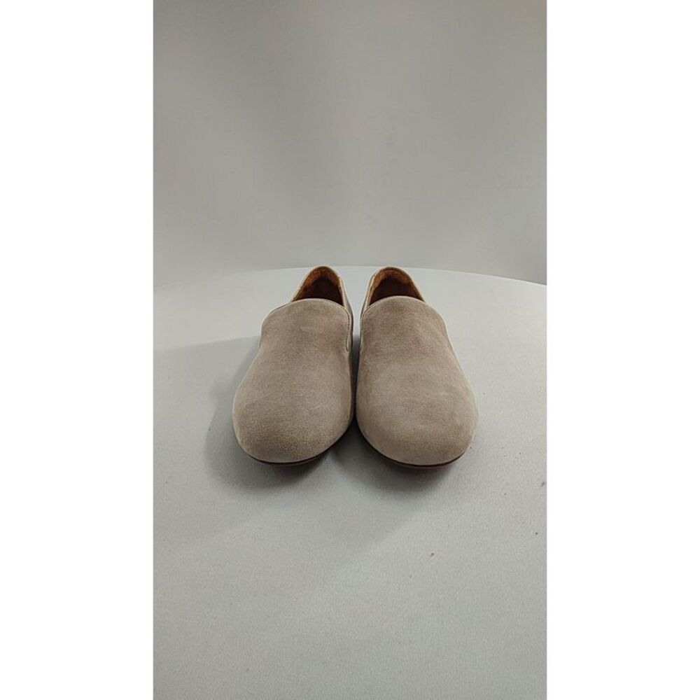 Quince Italian Suede Slipper Loafer in Almond